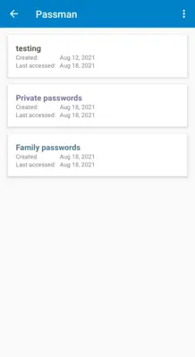 Passman android App screenshot 8